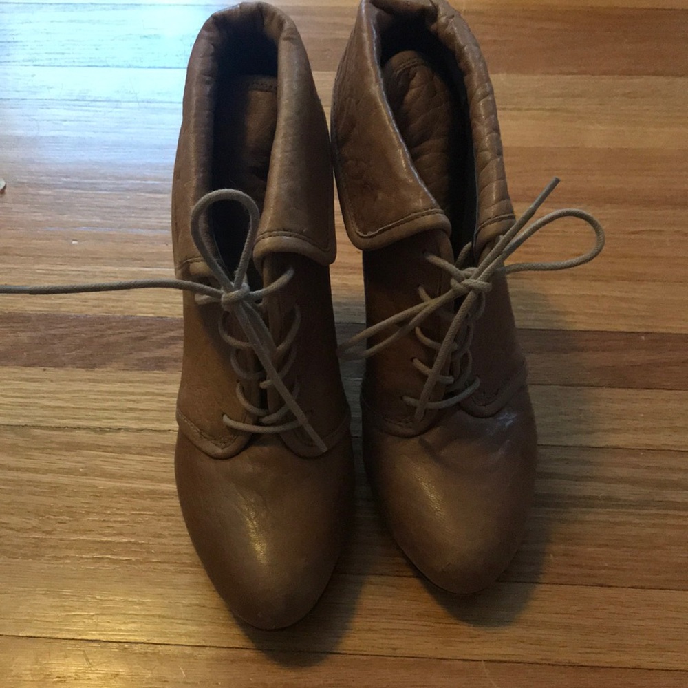 Genuine leather booties